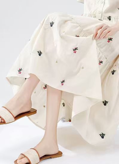 2026 Summer Maternity Dress: Stylish, Loose-Fit, Plus-Size Floral Dress