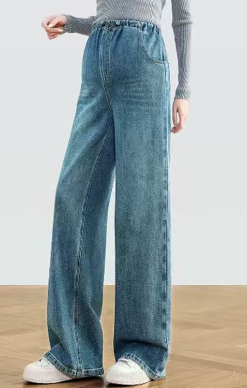 Maternity Wide-Leg Pants — Spring/Autumn Outerwear, Non-Supportive Waistband, Extra-Long Fit (Ideal for Tall Women) — Spring Collection