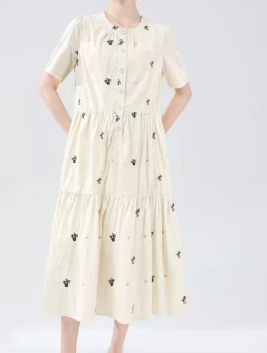 2026 Summer Maternity Dress: Stylish, Loose-Fit, Plus-Size Floral Dress